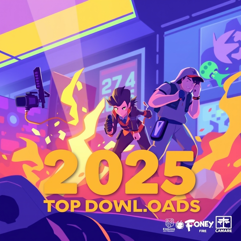 A ranked list of 2025's top casual downloads