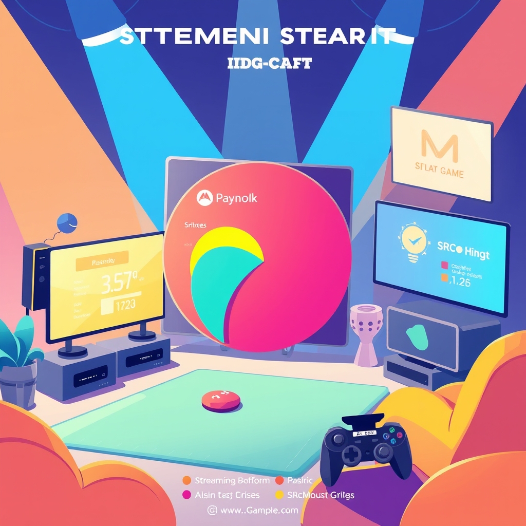 A market-share chart of streaming platforms