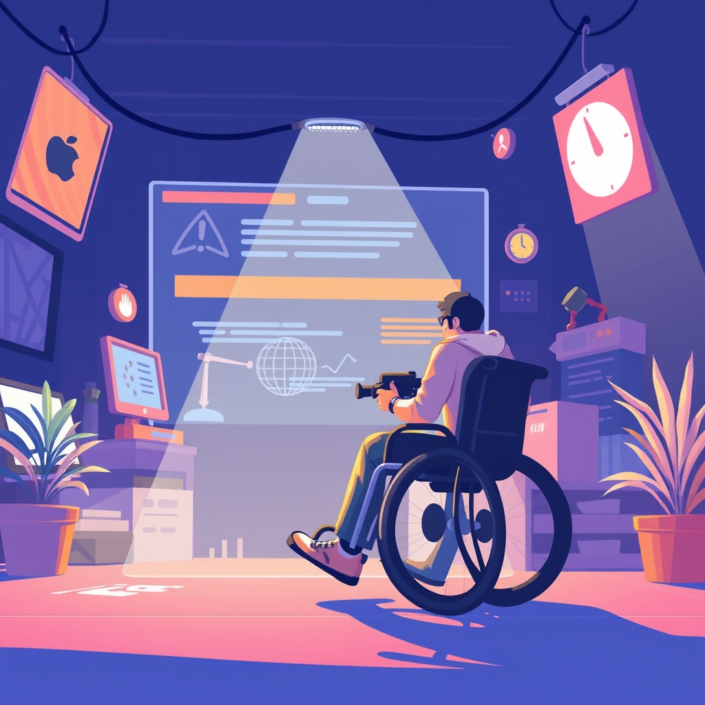 A webpage audit highlighting accessibility errors