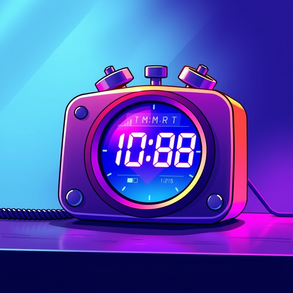 A timer set beside a quick browser game